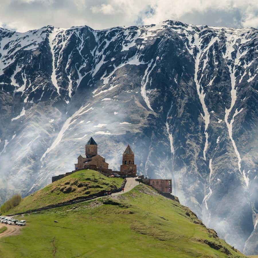 Kazbegi - At the Foot of Mount Kazbek